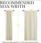 NICETOWN Beige Blackout Curtains - Image 7