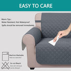 U-NICE HOME Recliner Chair Covers Reversible Quilted Water Repellent Pet - Image 4