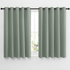 NICETOWN Blackout Greyish Blue Curtains by NICETOWN