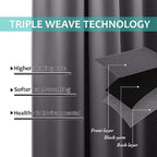 NICETOWN 100% Blackout Short Curtains - Image 6
