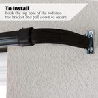 Blu-Pier Tech Heavy Duty Single Rod, Lock Seam Curtain Rod 18 to 28-Inch - Image 9