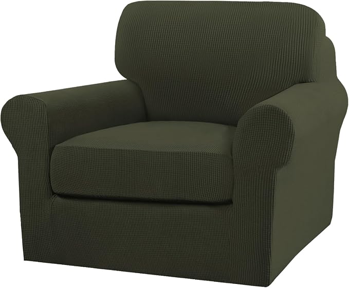 Turquoize 2 Piece Chair Covers Armchair Slipcovers by Turquoize