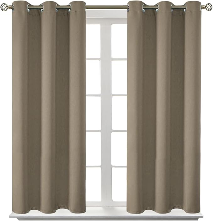 BGment Room Darkening Curtains 54 Inches Long by BGment