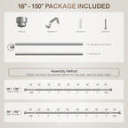 Lootkell Modern Silver Curtain Rods - Image 8