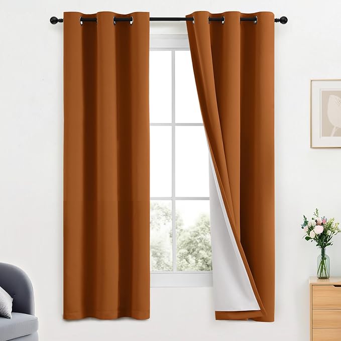 Yakamok Room Darkening 100% Blackout Curtains Grommet Window Treatments by Yakamok