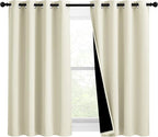 NICETOWN Warm Curtains for Winter, Bedroom Full Blackout Curtain Panels by NICETOWN