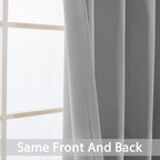 Yakamok 36 Inch Blackout Curtains Panels - Image 5
