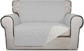 PureFit Reversible Quilted Sofa Cover, Water Resistant Slipcover Furniture by PureFit