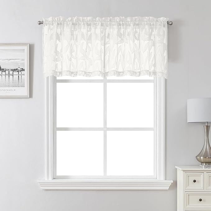 Lecloud Leia Ivory Sheer Valances by Lecloud
