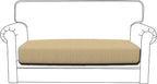 Easy-Going Stretch Loveseat Cushion Cover Sofa Cushion Furniture Protector Sofa by Easy-Going