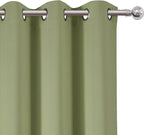 LEMOMO Sage Green Thermal Blackout Curtains/38 x 84 Inch/Set of 2 Panels Room - Image 6