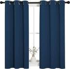 NICETOWN Bedroom Curtain Panels Blackout Draperies, Thermal Insulated Solid - Image 2