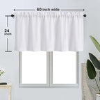 OWENIE Bob 1 PCS White Valances - Image 2