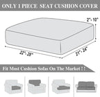 Couch Cushion Cover Seat Cushion Cover Stretch Armchair Cover Separate - Image 6