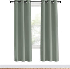 NICETOWN Bedroom Curtain Panels Blackout Draperies, 1 Pair, 34 by 70-inch - Image 2
