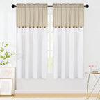 FRAMICS Farmhouse Cotton Linen Curtains by FRAMICS