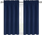 DWCN Short Blackout Curtains for Bedroom 45 Inches Long 2 Panels Set, Solid - Image 9