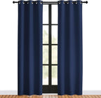 NICETOWN Navy Blackout Curtains - Image 2