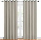 NICETOWN Room Darkening Draperies Window Curtain Panels, 2 Panels, W60 x L84 - Image 2