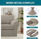 Turquoize 2 Piece Chair Covers Chair Slipcovers - Image 4