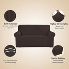 Easy-Going Stretch 4 Seater Sofa Slipcover 1-Piece Sofa Cover Furniture - Image 4