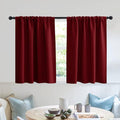 RYB HOME Blackout Bathroom Window Curtains, Short Thermal Insulated Heat by RYBHOME
