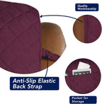 PureFit Reversible Quilted Sofa Cover, Water Resistant Slipcover Furniture - Image 3