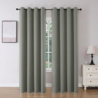 Joydeco Blackout Curtains 95 Inch Length 2 Panels Set, Thermal Insulated Long by JOYDECO