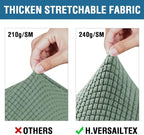 H.VERSAILTEX 3 Piece Stretch Sofa Covers - Image 3