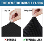 H.VERSAILTEX 3 Piece Stretch Sofa Covers - Image 3