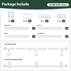 KAMANINA Curtain Rods No Drilling - Image 8