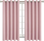 BGment Room Darkening Curtains 63 Inches Long by BGment