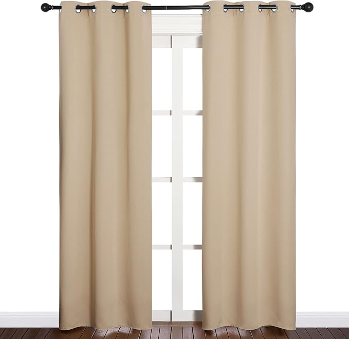 NICETOWN Room Darkening Draperies Window Curtain Panels, Thermal Insulated by NICETOWN