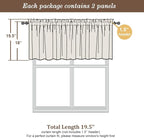 Chyhomenyc Light Grey Sheer Valances - Image 4