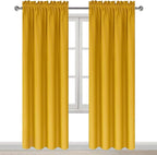 DWCN Blackout Curtains Room Darkening Thermal Insulated Bedroom Curtains Window - Image 9