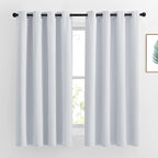 NICETOWN Greyish White Room Darkening Curtain Panels by NICETOWN