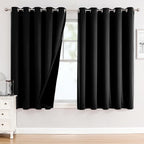 ChrisDowa 100% Blackout Curtains 63 inch Long by ChrisDowa