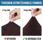 H.VERSAILTEX 4 Piece Stretch Sofa Covers - Image 3