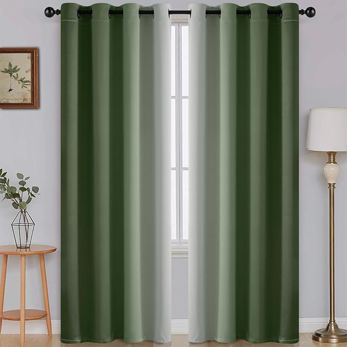 SimpleHome Ombre Room Darkening Curtains by SimpleHome