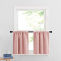 RYB HOME Cafe Blackout Curtains 24 inch Length, RV Curtains by RYBHOME