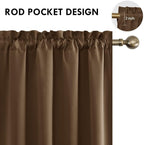 DWCN Blackout Curtains Room Darkening Thermal Insulated Bedroom Curtains Window - Image 4