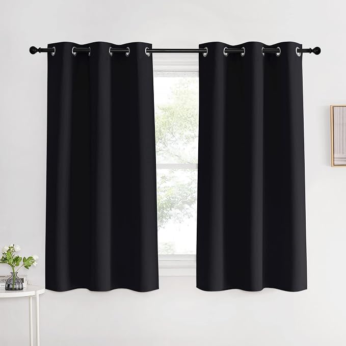 NICETOWN Living Room Blackout Curtains and Drapes, 2 Panels, 42 inches Wide by by NICETOWN
