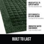 GORILLA GRIP® Ultra Absorbent Front Door Mat Outside Entrance, Traps Dirt and - Image 2