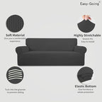 Easy-Going Stretch Sofa Slipcover 1-Piece Sofa Cover Furniture Protector Couch - Image 3