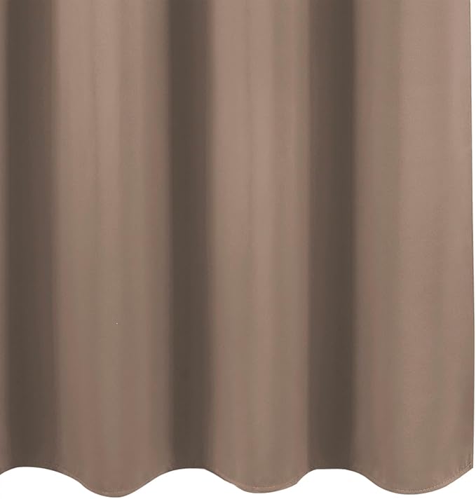 LEMOMO Cappuccino Blackout Curtains 42 x 54 Inch Length Set of 2 Panels Grommet - Image 8
