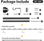 IFELS 2 Pack Heavy Duty Curtain Rods - Image 7