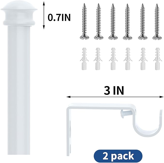 Curtain Rods 5/8 inch Curtain Rods - Image 6