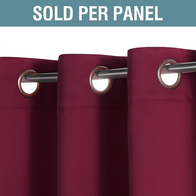 H.VERSAILTEX Blackout Curtains for Bedroom 84 Inches Length Thermal Insulated - Image 2