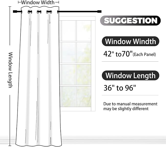SimpleHome Ombre Room Darkening Curtains - Image 7