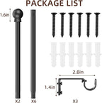 SMODBRODRE Curtain Rods for Window 32 to 120 - Image 6